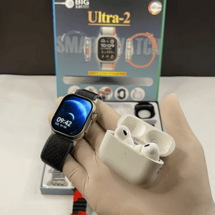 Ultra 2 12+1 Smart Watch + Free Airpods  Pro 2