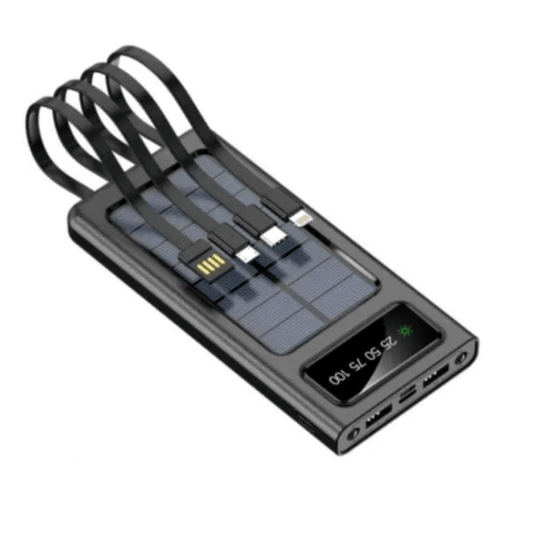Super-fast Solar Power Bank 20000mA With Multi Cable Support