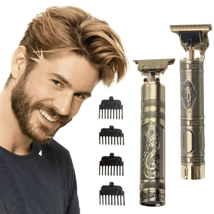 Vintage T9 Men's Hair Trimmer - Durable Metal Body
