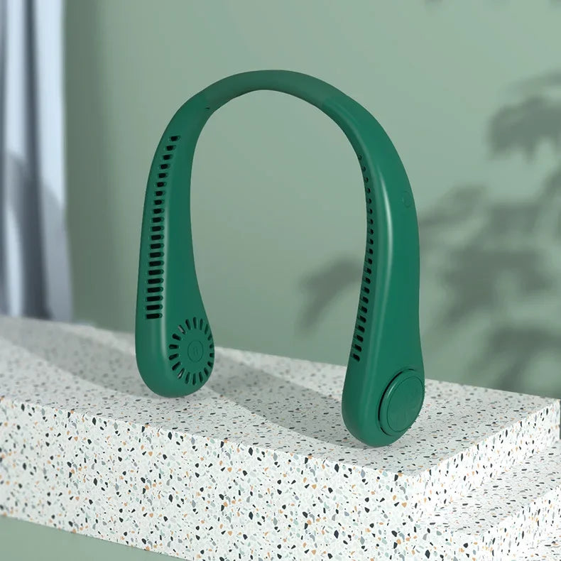 Hanging Neck Fan Portable Cooler Fan USB Leafless 4000Mah Rechargeable mini fan 360 Degree