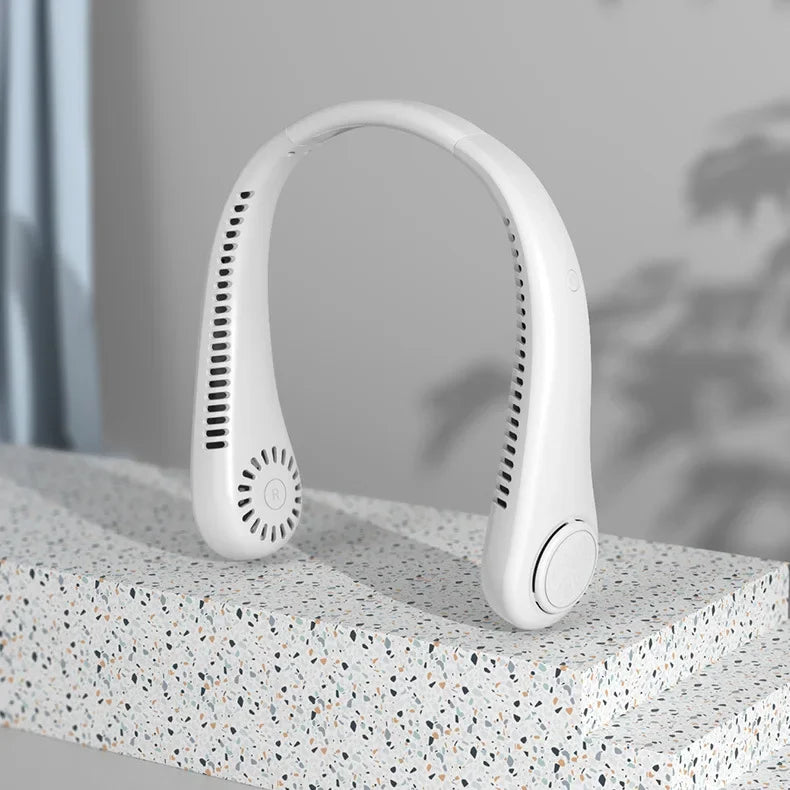 Hanging Neck Fan Portable Cooler Fan USB Leafless 4000Mah Rechargeable mini fan 360 Degree